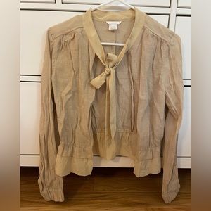 Club Monaco; cream color; blazer; size XS